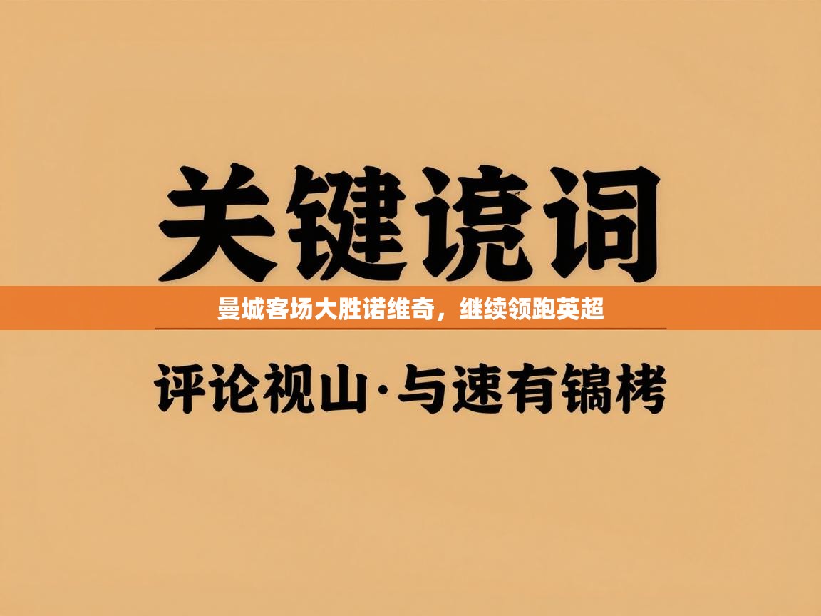 曼城客场大胜诺维奇,继续领跑英超 第2张
